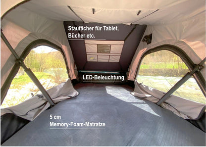 Bonito Hybrid-Hartschalen-Dachzelt