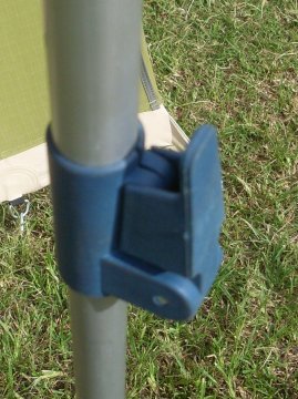 Teleskopstange des Anhängerzeltes