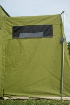 Duschzelt Seitenansicht