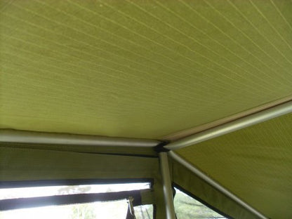 Gestänge des Anhängerzeltes