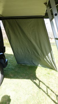 Dachzelt Windschutz