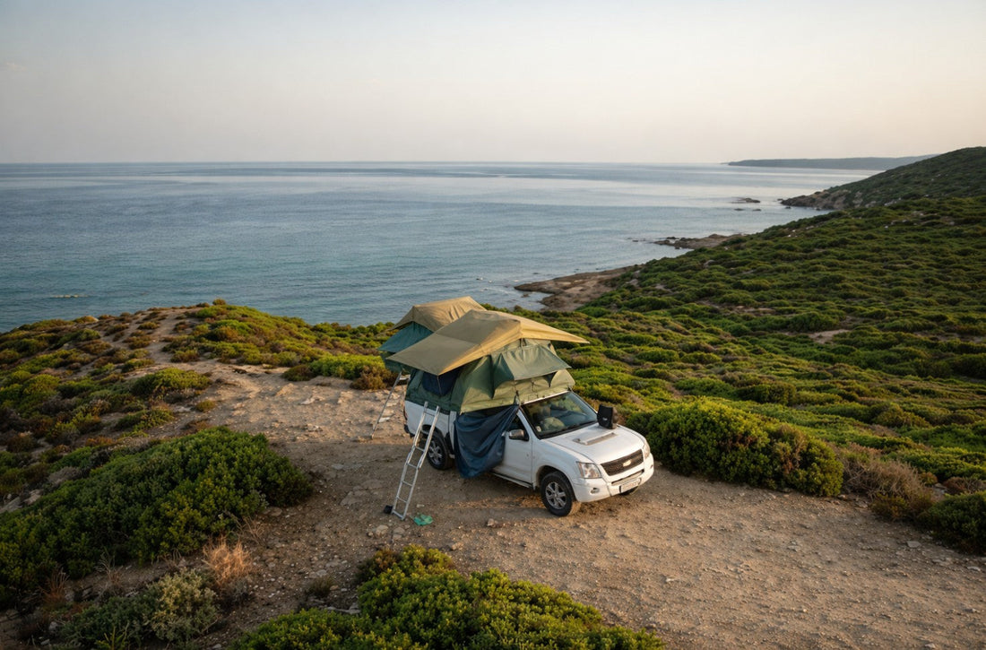 Mit dem Dachzelt unterwegs in Sardes