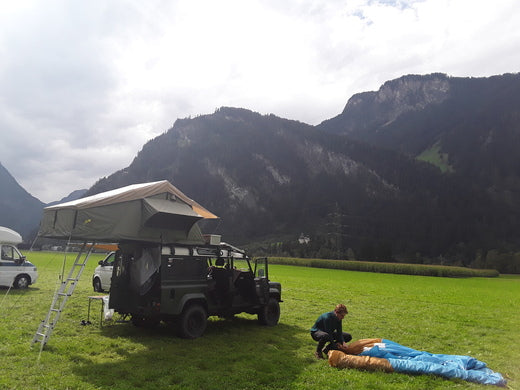 Paragliding in den Alpen