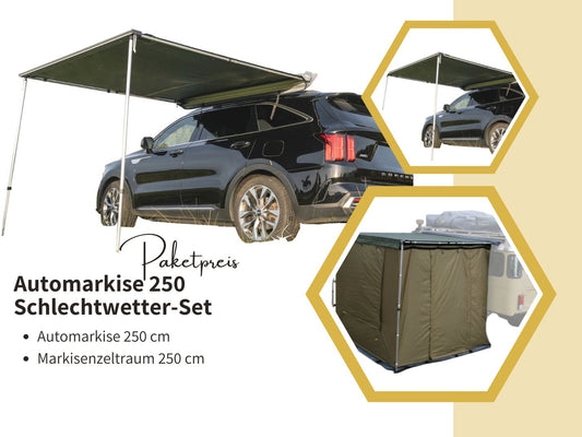 Gordigear Gumtree Automarkisen-Set 250cm Markise mit passendem Markisenzeltraum