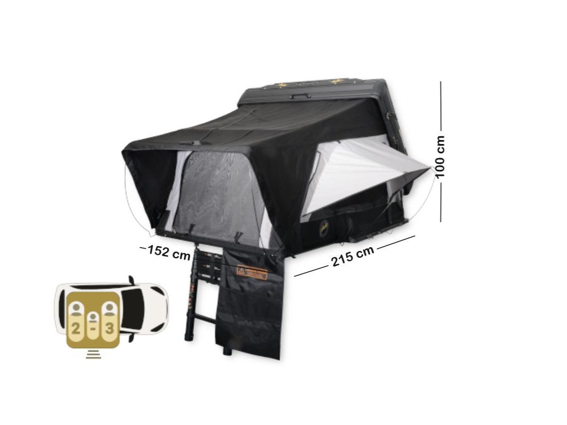 Bonito Dachzelt Hybrid freigestellt