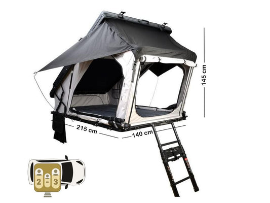 Hapuku Hartschalen-Dachzelt freigestellt