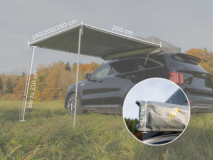 Gumtree Automarkisen Übersicht mit Maßen