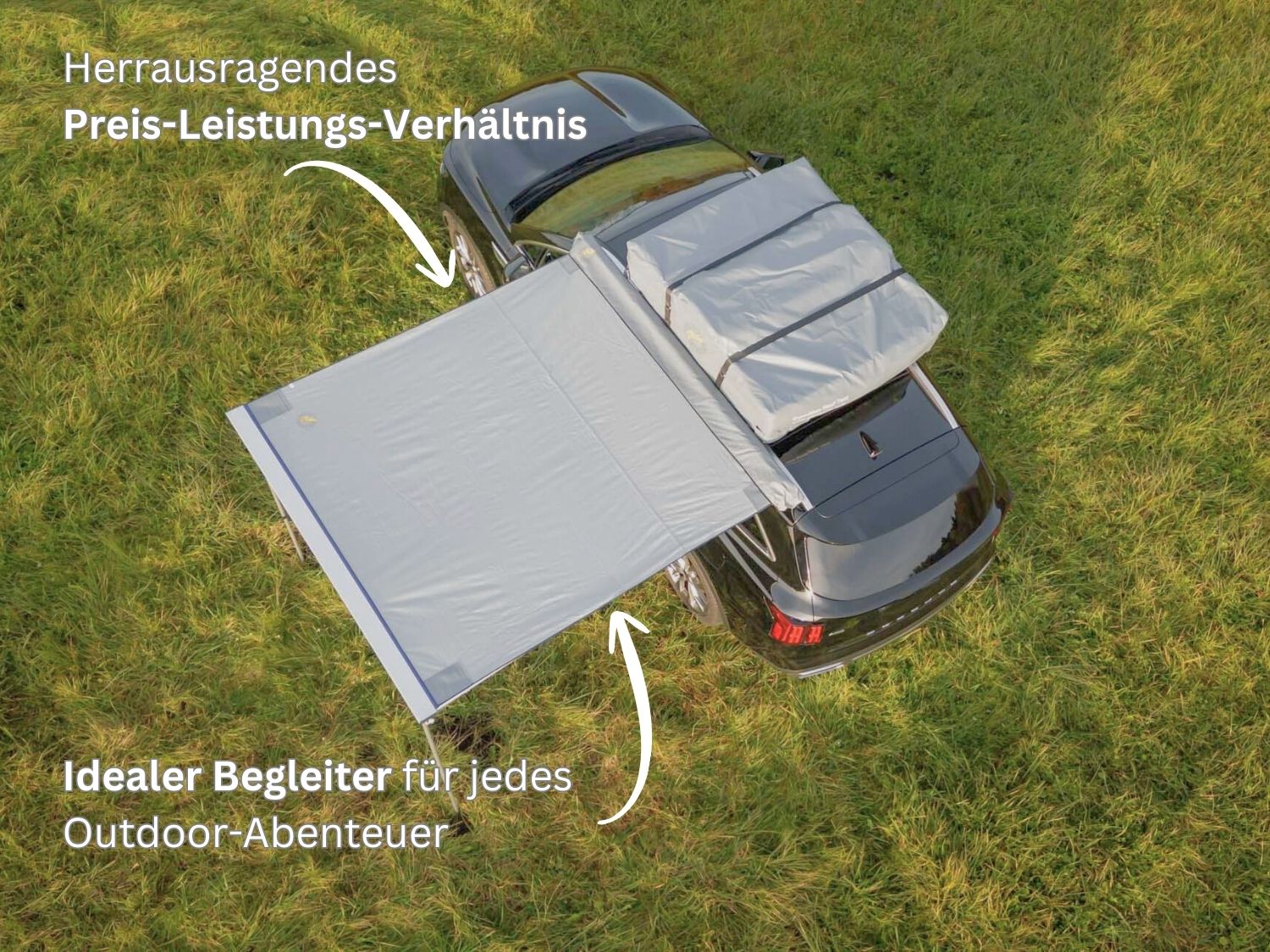Autmarkise von Gordigear von oben abgebildet