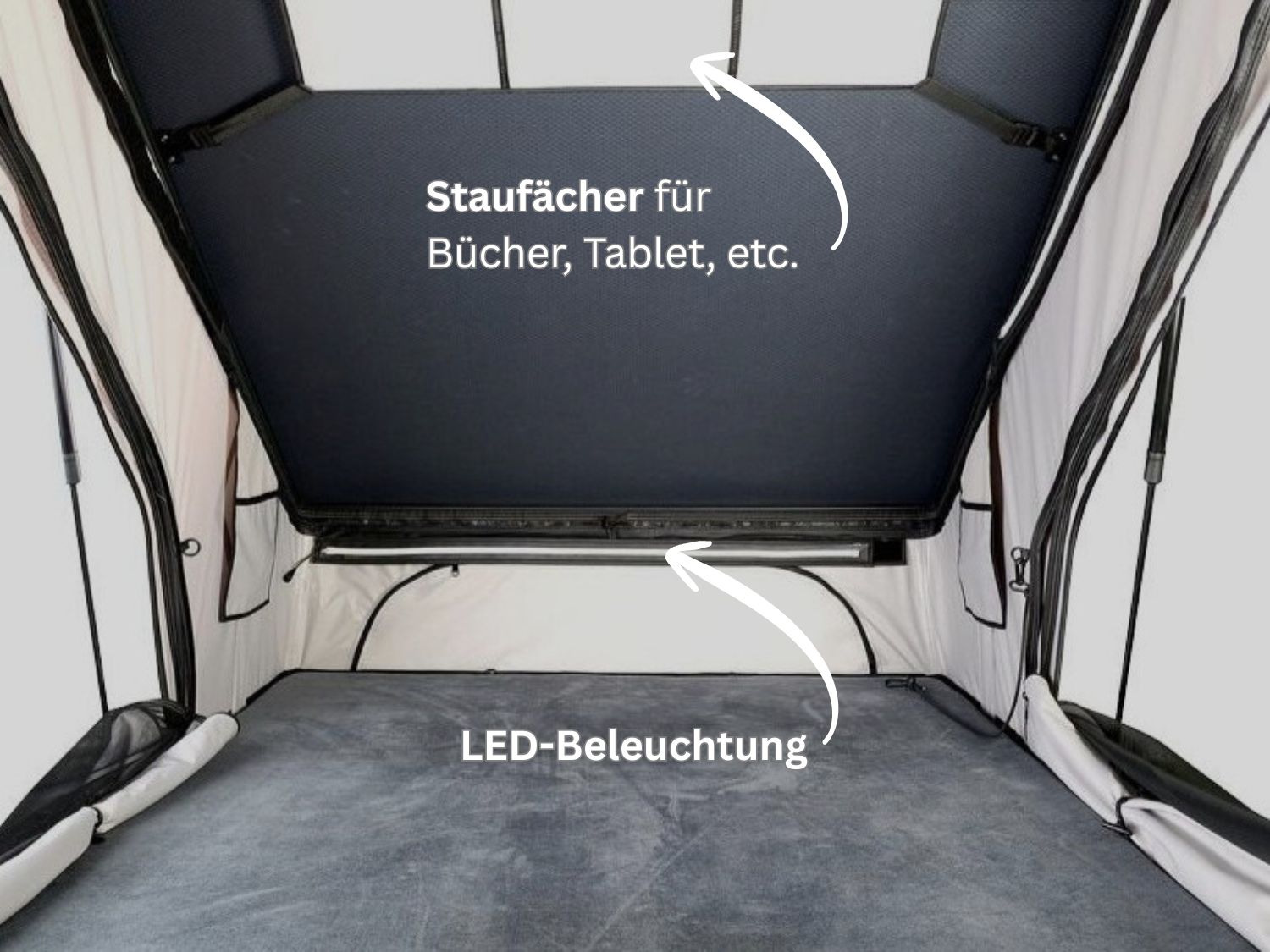 dachzelt beleuchtung Mulloway Hartschalen-Dachzelt