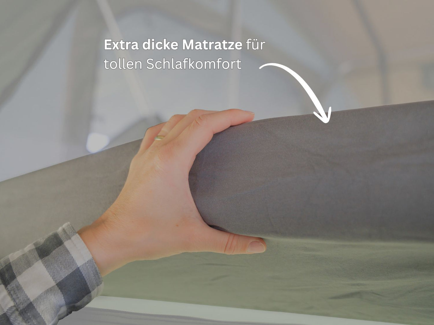 Sehr dicke und gemütliche Dachzeltmatratze