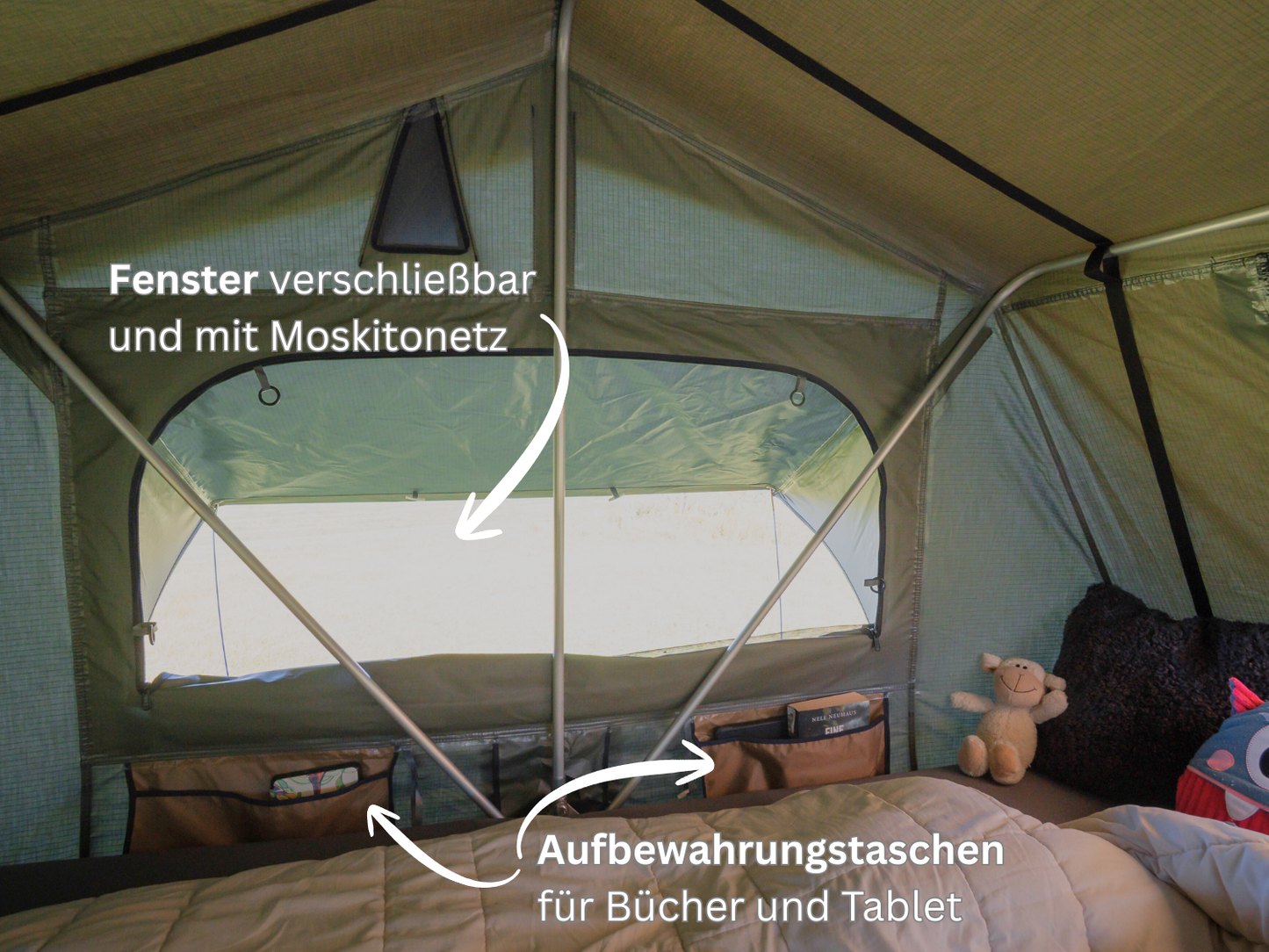 Tanami Plus Falt-Dachzelt (3 Größen)