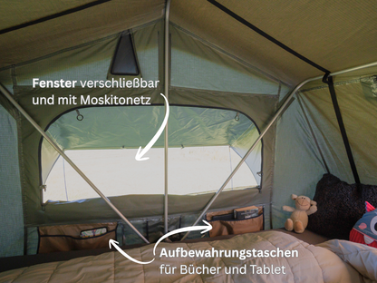 Tanami Plus Falt-Dachzelt (3 Größen)