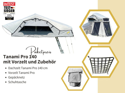 Gordigear Tanami Pro 140 cm Set mit Vorzelt und Zubehör