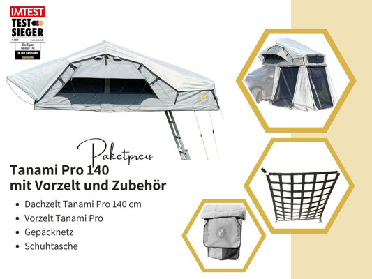Gordigear Tanami Pro 140 cm Set mit Vorzelt und Zubehör