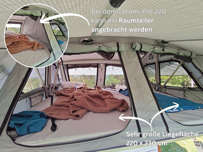 Tanami Pro Falt-Dachzelt (4 Größen)