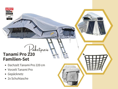 Gordigear Tanami Pro 220 cm Familien-Set mit Zubehör