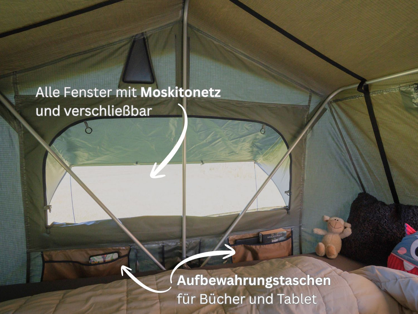 Tanami Ultra Light Innenansicht mit großen Fenstern