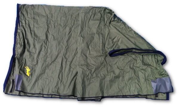 Awning tent fabric Gumtree green